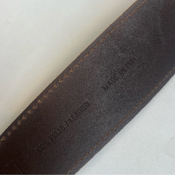 Vintage United Colors of Benetton Italian Leather Belt - Picture 6 of 9